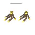 Brinquedo Pelucia para Caes - Macaco Sonoro com 2UN