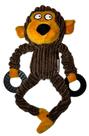 Brinquedo pelucia pet macaco mordedor apito Brinquedo pelucia pet macaco mordedor apito