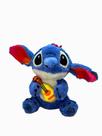 Brinquedo Pelúcia Stitch Violão Desenho Disney Infantil 30cm