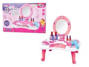 Brinquedo Penteadeira Infantil Magica + Acessórios De Beleza