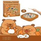 Brinquedo Pescaria Infantil Clássico Jogo Pega Peixe Desafio Fishing Game Capivara CapyBara Pura Diversão para Crianças Estimula Coordenação Motora