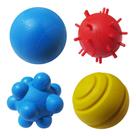 Brinquedo Pet Bola Maciça Cães Pequenos Pinshcer Chihuahua Kit 4 bolinhas Furacão Pet