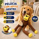 Brinquedo Pet Macaco De Pelúcia Com Apito 45cm Para Cães E Gatos
