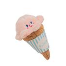 Brinquedo Pet Plush Ice Cream Snuffle Squeaky para cães e gatos