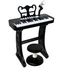 Brinquedo Piano Love&Mini 37 Teclas com Banquinho e Microfone para Crianças