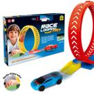 Brinquedo Pista Looping Super Fast com Carro Infantil Brinquedo Pista Looping Super Fast com Carro Infantil