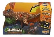 Brinquedo Planeta Dinossauro T Rex Com Som Patas Móveis