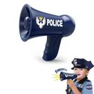 Brinquedo Police Megaphone Children Blue com efeitos sonoros