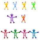 Brinquedo Pop It Infantil 5 Cachorro com Led + 5 Ninja Articulado