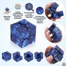 Brinquedo Portátil Cubo Infinito Galáxia Antiestresse Brinquedo Portátil Cubo Infinito Galáxia Antiestresse
