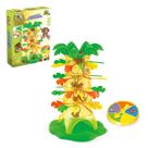 Brinquedo Pula Macacos Joguinho Infantil C Roleta Estratégia