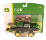 Brinquedo pulverizador John Deere 612R 1/64 com barras e escada