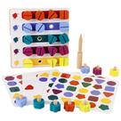 Brinquedo que combina em forma de parafuso de madeira Early Learning Kids 3+ Brinquedo que combina em forma de parafuso de madeira Early Learning Kids 3+