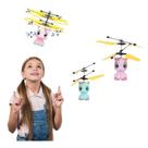 Brinquedo Que Voa Infantil Pônei com Sensor Drone Colorido