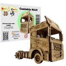 Brinquedo Quebra Cabeça 3D Caminhão MAN Mdf Brinquedo Quebra Cabeça 3D Caminhão MAN Mdf