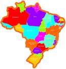Brinquedo Quebra Cabeça Mapa Brasil Regiões De Madeira Grande Infantil Educativo Pedagógico
