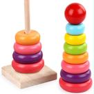 Brinquedo Rainbow Stacking Rings FANSUSENKE para crianças, meninos e meninas