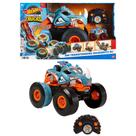 Brinquedo RC Hot Wheels Monster Trucks - Transformação Rinomita