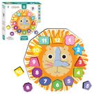 Brinquedo Relógio Com Números e Formas Geométricas Infantil