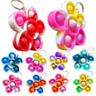 Brinquedo Roaqua Rainbow Spring Flower Mini Pop Bubble Fidget x30 Brinquedo Roaqua Rainbow Spring Flower Mini Pop Bubble Fidget x30