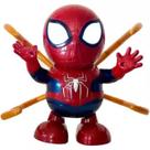 Brinquedo Robo Abajur, Dança e Emite Som Modelo Homem Aranha