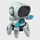 Brinquedo Robô Dançarino Amigo Legal com Som Luzes 3d E Movimenta.