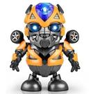 Brinquedo Robô Herói Dançarino Musical Com Luzes Som