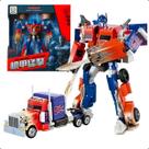 Brinquedo Robô Transform Opti Prime Caminhão 2 em 1 Carro e Robô Grande 42cm Infantil Alta Qualidade