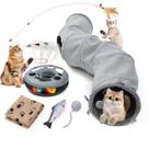 Brinquedo Roller Track Cat Tunnel TSEB4TEP com 26,67 cm de diâmetro cinza Brinquedo Roller Track Cat Tunnel TSEB4TEP com 26,67 cm de diâmetro cinza