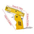 Brinquedo Rubber Band Slingshot Metal Burst Dobrável para Menino Brinquedo Rubber Band Slingshot Metal Burst Dobrável para Menino
