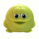Brinquedo Sapo BeBe Bartoons com protetor labial sabor laranja creamsicle Brinquedo Sapo BeBe Bartoons com protetor labial sabor laranja creamsicle