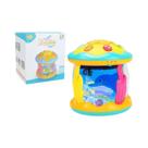 Brinquedo Sensorial 4 Em 1 Para Bebês: Projetor Musical Luminoso De Animais Marinhos Para