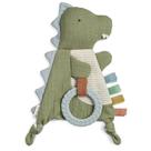 Brinquedo sensorial Itzy Ritzy Bitzy Crinkle Dinosaur para bebês