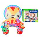 Brinquedo Sensorial Para Bebê Almofada De Bichinhos Baby Com Chocalho Divertido Macio