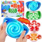 Brinquedo sensorial Squishy Demilong, pacote com 4, brinquedo Fidget para crianças