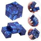 Brinquedo Sensorial Tátil Galáxia Cubo Infinito Relaxamento Mão Ansiedade Foco Trabalho Estudos Top