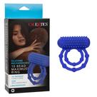 Brinquedo sexual CalExotics, anel de miçangas recarregável de silicone, roxo