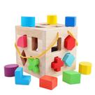 Brinquedo Shape Sorter QZMTOY com 19 blocos de formas para crianças de 2 a 4 anos