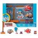 Brinquedo Sonic The Hedgehog Com 2 Figuras e Acessórios