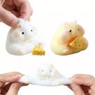 Brinquedo Squeeze Hamster Squishy, para Aliviar o Estresse - 2 peças