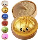 Brinquedo Squishy de Bolinho com Glitter para Alívio do Estresse com Caixa Brinquedo Squishy de Bolinho com Glitter para Alívio do Estresse com Caixa