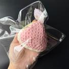 Brinquedo Squishy Flovyn Morango Gigante de Silicone com Retorno Lento