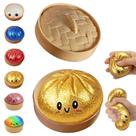 Brinquedo Squishy MysSpie Dumpling com Glitter para Alívio do Estresse Brinquedo Squishy MysSpie Dumpling com Glitter para Alívio do Estresse