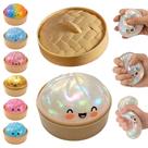 Brinquedo Squishy rooroopet Bolinha Anti-Stress Dumpling Glitter Brinquedo Squishy rooroopet Bolinha Anti-Stress Dumpling Glitter