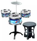 Brinquedo Super Bateria Infantil Com Banco Tambores E Prato ZP01215 - Zoop Toys