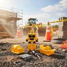 Brinquedo Super Construction Truck Transformation Amarelo