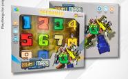 Brinquedo Super Transformers - Aprendendo Números Brincando Numeros em ação - TOYS Brinquedo Super Transformers - Aprendendo Números Brincando Numeros em ação - TOYS