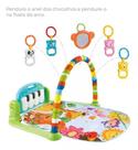 Brinquedo tapete de criança com piano e pêndulos