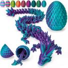 Brinquedo TBOLINE Dragão Articulado Impresso em 3D de 12" com Ovo de Dragão Brinquedo TBOLINE Dragão Articulado Impresso em 3D de 12" com Ovo de Dragão