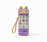 Brinquedo Telefone Celular Baby Infantil Com Mordedor E Cordão Cores COR:LARANJA